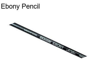 Ebony Pencil