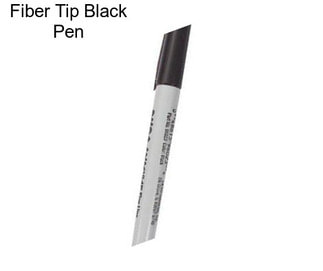 Fiber Tip Black Pen