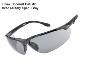 Elvex SphereX Ballistic Rated Military Spec, Gray