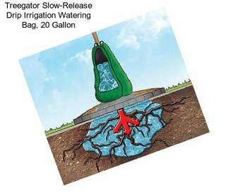 Treegator Slow-Release Drip Irrigation Watering Bag, 20 Gallon