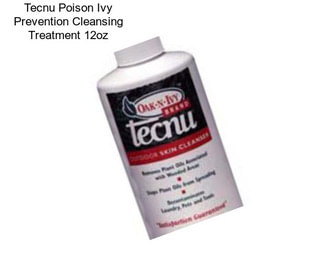 Tecnu Poison Ivy Prevention Cleansing Treatment 12oz