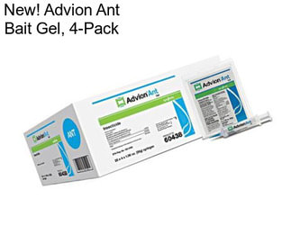 New! Advion Ant Bait Gel, 4-Pack