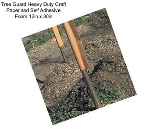 Tree Guard Heavy Duty Craft Paper and Self Adhesive Foam 12in x 30in