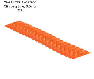 Yale Buzzz 12-Strand Climbing Line, 0.5in x 120ft