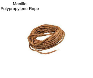 Manillo Polypropylene Rope