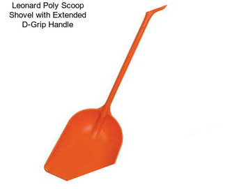 Leonard Poly Scoop Shovel with Extended D-Grip Handle