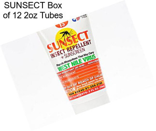 SUNSECT Box of 12 2oz Tubes
