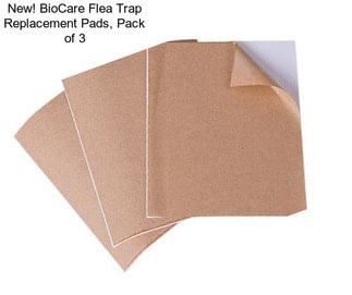 New! BioCare Flea Trap Replacement Pads, Pack of 3