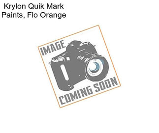 Krylon Quik Mark Paints, Flo Orange
