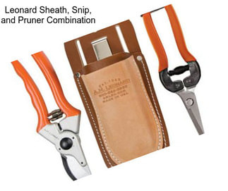 Leonard Sheath, Snip, and Pruner Combination