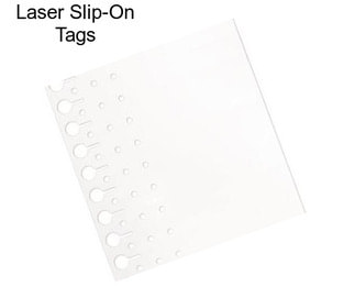Laser Slip-On Tags
