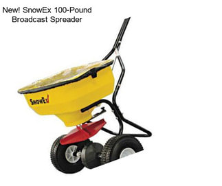 New! SnowEx 100-Pound Broadcast Spreader