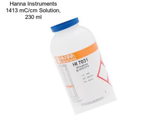 Hanna Instruments 1413 mC/cm Solution, 230 ml