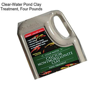 Clear-Water Pond Clay Treatment, Four Pounds