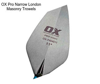 OX Pro Narrow London Masonry Trowels