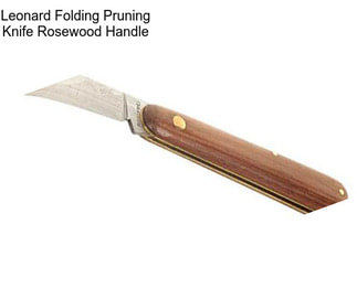 Leonard Folding Pruning Knife Rosewood Handle