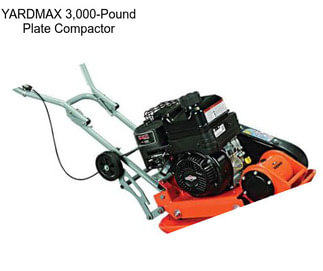 YARDMAX 3,000-Pound Plate Compactor