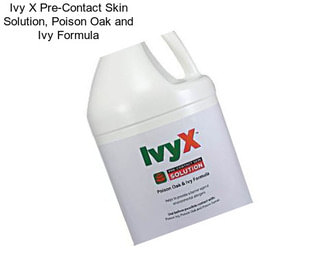 Ivy X Pre-Contact Skin Solution, Poison Oak and Ivy Formula