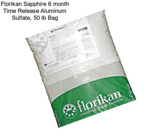 Florikan Sapphire 6 month Time Release Aluminum Sulfate, 50 lb Bag