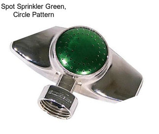 Spot Sprinkler Green, Circle Pattern