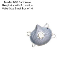 Moldex N95 Particulate Respirator With Exhalation Valve Size Small Box of 10