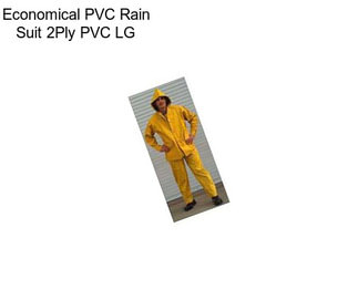 Economical PVC Rain Suit 2Ply PVC LG