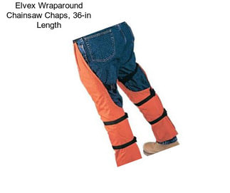 Elvex Wraparound Chainsaw Chaps, 36-in Length