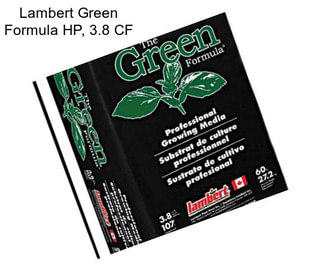 Lambert Green Formula HP, 3.8 CF