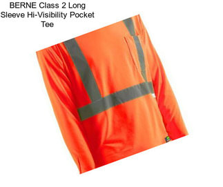 BERNE Class 2 Long Sleeve Hi-Visibility Pocket Tee