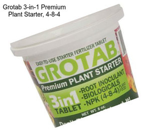 Grotab 3-in-1 Premium Plant Starter, 4-8-4