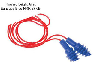 Howard Leight Airst Earplugs Blue NRR 27 dB