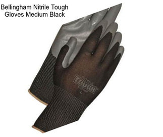 Bellingham Nitrile Tough Gloves Medium Black