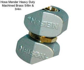 Hose Mender Heavy Duty Machined Brass 5/8in & 3/4in