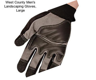 West County Men\'s Landscaping Gloves, Large