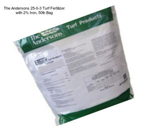 The Andersons 25-0-3 Turf Fertilizer with 2% Iron, 50lb Bag