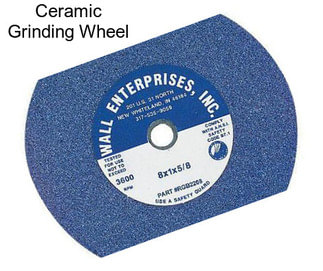 Ceramic Grinding Wheel