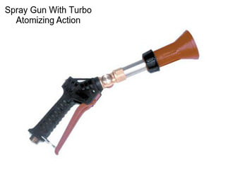 Spray Gun With Turbo Atomizing Action
