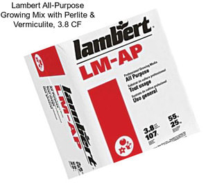 Lambert All-Purpose Growing Mix with Perlite & Vermiculite, 3.8 CF