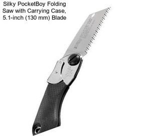 Silky PocketBoy Folding Saw with Carrying Case, 5.1-inch (130 mm) Blade