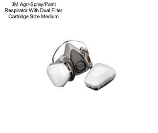 3M Agri-Spray/Paint Respirator With Dual Filter Cartridge Size Medium