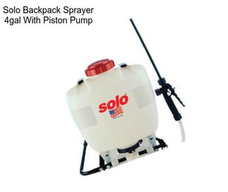 Solo Backpack Sprayer 4gal With Piston Pump