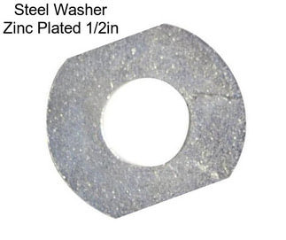 Steel Washer Zinc Plated 1/2in