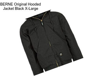 BERNE Original Hooded Jacket Black X-Large