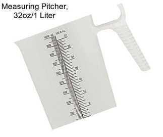 Measuring Pitcher, 32oz/1 Liter
