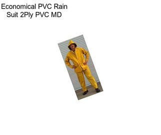 Economical PVC Rain Suit 2Ply PVC MD