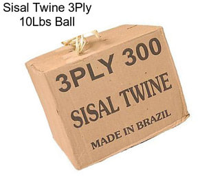 Sisal Twine 3Ply 10Lbs Ball
