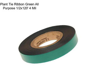 Plant Tie Ribbon Green All Purpose 1/2\