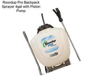 Roundup Pro Backpack Sprayer 4gal with Piston Pump