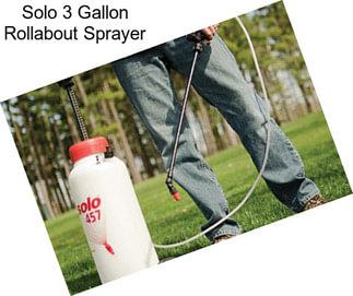 Solo 3 Gallon Rollabout Sprayer