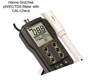 Hanna GroChek pH/EC/TDS Meter with CAL-Check